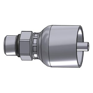 PARKER Hydraulic Hose Male Rigid Fitting: 0.2500" Hose ID, Hose Size 4, 1/4" Thread 10543-4-4