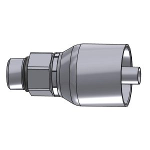 PARKER Hydraulic Hose Male Rigid Fitting: 0.375" ID, 6 mm, 3/8" 10543-6-6