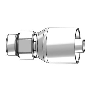 PARKER Hydraulic Hose Male Rigid Fitting: 0.5000" Hose ID, Hose Size 8, 1/2" Thread 10543-8-8