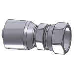 PARKER Hydraulic Hose Female JIC 37 deg Swivel Fitting: 0.7500" Hose ID, Hose Size 16, 3/4" Thread 10643-16-12