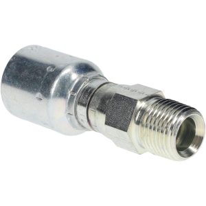 PARKER Hydraulic Hose Male NPTF Pipe Swivel Fitting: 0.5" ID, 8 mm, 1/2" 11343-8-8