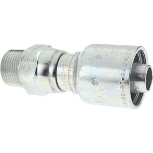 PARKER Hydraulic Hose Male NPTF Pipe Swivel Fitting: 0.75" ID, 12 mm, 3/4" 11343-12-12