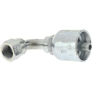 PARKER Hydraulic Hose Short Drop Female JIC Swivel 90 &deg; Elbow: 0.25" ID, 4 mm, 7/16-20 13943-4-4