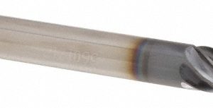 ISCAR Roughing & Finishing End Mill: 6.00 mm Dia, 7 Flute, 3.00 mm Corner Radius, Corner Radius End, Solid Carbide 5623374