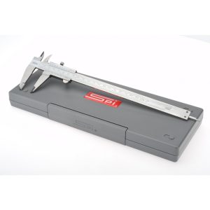 SPI Vernier Caliper: 0 to 8", 0.0015" Accuracy, 0.001" Graduation, Stainless Steel MS170111040