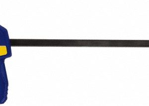 IRWIN Carbon Steel Bar Clamp: 6" Capacity, 2-7/16" Throat Depth, 140 lb Clamp Pressure, 13" OAL 1964742