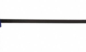 IRWIN Carbon Steel Bar Clamp: 24" Capacity, 3-3/16" Throat Depth, 300 lb Clamp Pressure 1964720