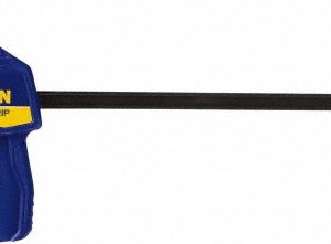 IRWIN Carbon Steel Bar Clamp: 18" Capacity, 3-3/16" Throat Depth, 300 lb Clamp Pressure 1964719