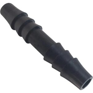 PARKER Barbed Tube Union Connector: Single Barb, 3/8" Barb 322HB-6PP