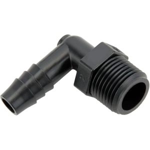 PARKER Barbed Tube Male Elbow: Single Barb, 3/4" Barb, 3/4" NPT 329HB-12-12PP