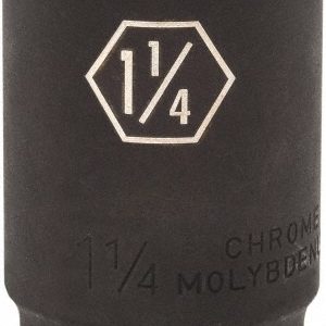 GEARWRENCH Impact Socket: 3/4" Drive, 1-11/16" Socket, Hex Drive 84878