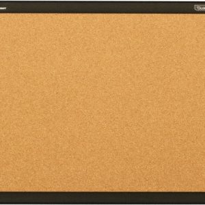 ABILITYONE Bulletin Board: 36" Width, 24" Height, Natural Tan 7195016511284