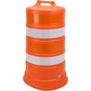 PRO-SAFE 39.7" High, 23.5" Wide Reflective Channelizer Drum 456-HD-T-00
