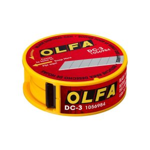 OLFA Knife Accessories; Type: Blade Disposal Container ; Material: Plastic ; Additional Information: Black; Plastic Holster ; Overall Length (Decimal Inch): 2.5000 ; UNSPSC Code: 27112800 1056984