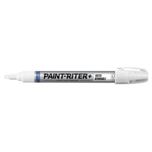 MARKAL Liquid Paint Marker: White, Alcohol Base, Bullet Tip 97030