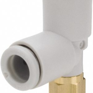 SMC PNEUMATICS Push-to-Connect Push-to-Connect Fitting: Run Tee, M5x0.8 Thread, 4.00 mm OD KQ2Y04-M5A