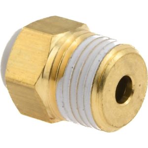 SMC PNEUMATICS Push-to-Connect Push-to-Connect Fitting: Connector, BSPT, 4.00 mm OD KQ2H04-01AS