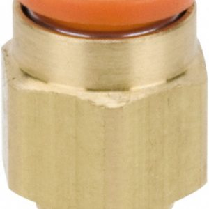 SMC PNEUMATICS Push-to-Connect Push-to-Connect Fitting: Connector, #10-32 Thread, UNF, 5/32" OD KQ2H03-32A
