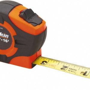 LUFKIN Tape Measure: 16' Long, 3/4" Width, Yellow Blade PHV1316N
