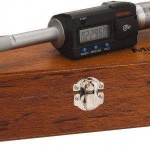 MITUTOYO Electronic Inside Micrometer: 0.6500 to 0.8000", IP65 468-265