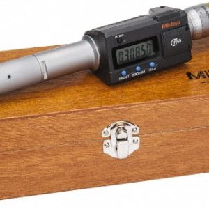 MITUTOYO Electronic Inside Micrometer: 1.0000 to 1.2000", IP65 468-267