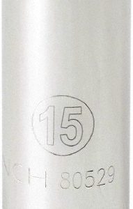 GEARWRENCH Deep Hand Socket: 3/8" Drive, 10 mm Socket, 12-Point 80524