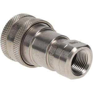 PARKER Hydraulic Hose Female Pipe Rigid Coupler Fitting: Hose Size 3/8", 3/8" Thread, 1,500 psi SH3-62
