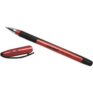 ABILITYONE Pens & Pencils; Pen Type: Ballpoint Pen ; Ink Color: Red ; Cap Style: Push-On ; Body Material: Plastic; Stainless Steel ; UNSPSC Code: 44121704 7520014220320