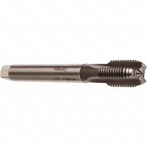 EMUGE Standard Pipe Tap: 1/4-18, NPS, 4 Flutes, High Speed Steel, Bright/Uncoated C0101001.5859
