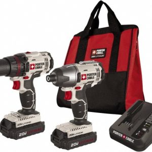 PORTER-CABLE Cordless Tool Combination Kit: 20V PCCK604L2