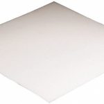 USA INDUSTRIALS Plastic Sheet: HDPE, 1" Thick x 24" Wide x 4' Long, White BULK-PS-PE-319