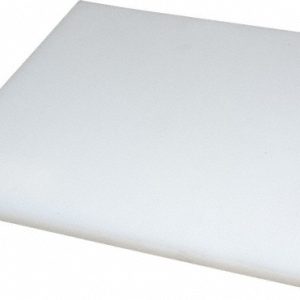 USA INDUSTRIALS Plastic Sheet: UHMWPE, 3/8" Thick x 12" Wide x 1' Long, White BULK-PS-UHMW-65