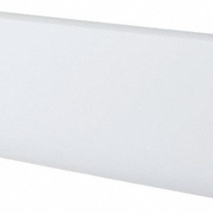 USA INDUSTRIALS Plastic Bar: Ultra-High-Molecular-Weight Polyethylene, 3/4" Thick, 60" Long, White BULK-PS-UHMW-922