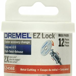 DREMEL Cutoff Wheel: 1-1/2" Dia, 0.045" Thick, 1-1/2" Hole, Aluminum Oxide EZ456B-01