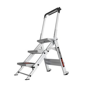 LITTLE GIANT LADDER 3-Step Aluminum Step Ladder: Type IA 10310BA