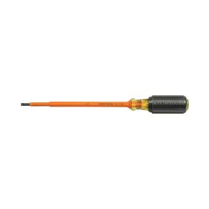KLEIN TOOLS Slotted Screwdriver: 3/16" Width, 10-3/4" OAL, 7" Blade Length 601-7-INS