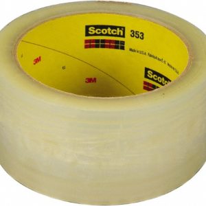 SCOTCH Packing Tape: Clear, Rubber Adhesive 7000123622