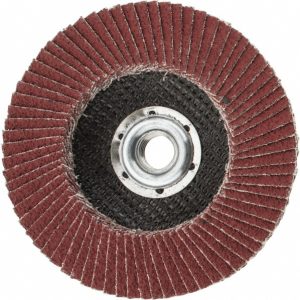 3M Flap Disc: 5/8-11 Hole, 80 Grit, Ceramic, Type 27 7100032505