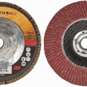 3M Flap Disc: 5/8-11 Hole, 60 Grit, Ceramic, Type 29 7100032359