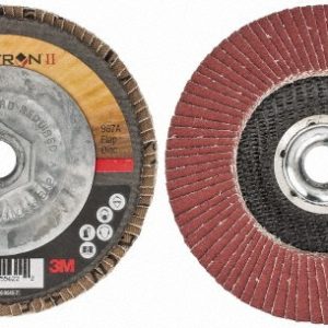 3M Flap Disc: 5/8-11 Hole, 80 Grit, Ceramic, Type 29 7100031307