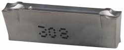 ISCAR Cutoff Insert: DGN 3102J IC-308, Carbide, 3.10 mm Cutting Width, 0.1220" Cutting Width 6090336