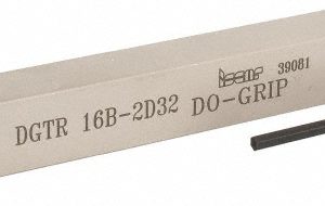 ISCAR Indexable Grooving-Cutoff Toolholder: DGTR 16B-2D32, 1.9 to 2.5 mm Groove Width, 16 mm Max Depth of Cut, Right Hand 2301390