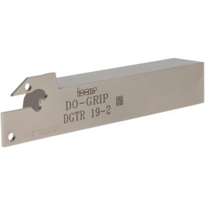 ISCAR Indexable Grooving-Cutoff Toolholder: DGTR 19-2, 0.075 to 0.098" Groove Width, Right Hand 2301283