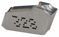 ISCAR Cutoff Insert: GFN 3J IC-328, Carbide, 3.00 mm Cutting Width, 0.1181" Cutting Width 6002541