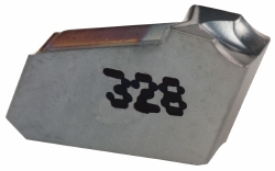 ISCAR Cutoff Insert: GFR3J-6D IC328, Carbide, 3.00 mm Cutting Width, 0.1181" Cutting Width 6002594