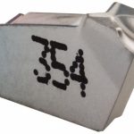 ISCAR Cutoff Insert: GFR3JS-15D IC354, Carbide, 3.00 mm Cutting Width, 0.1181" Cutting Width 6002569