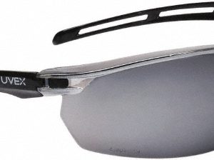UVEX Safety Goggles: Dust, Anti-Fog, Silver S4043