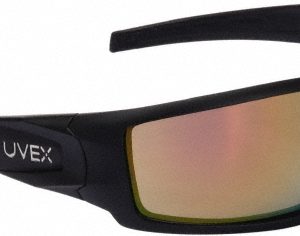 UVEX Safety Glass: Scratch-Resistant, Espresso Lenses, Full-Framed S2949