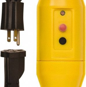 TOWER Plug-In GFCI Cord Set: 1.5' Cord, 15A, 125V 30396031-08