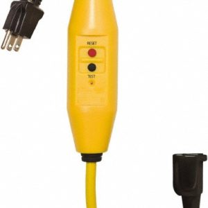 TOWER Plug-In GFCI Cord Set: 1.5' Cord, 15A, 125V 30438018